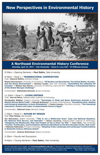 "New Perspectives in Environmental History" Conference Poster