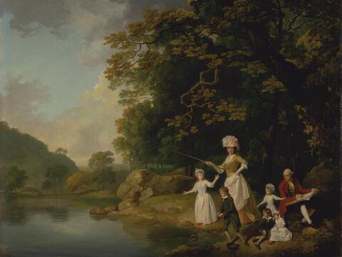 Francis Wheatley, The Browne Family, ca. 1778, Oil on canvas, Yale Center for British Art, Paul Mellon Collection