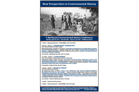 "New Perspectives in Environmental History," Spring 2017