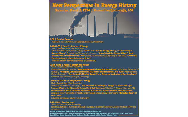 "Energy History Conference," Spring 2024